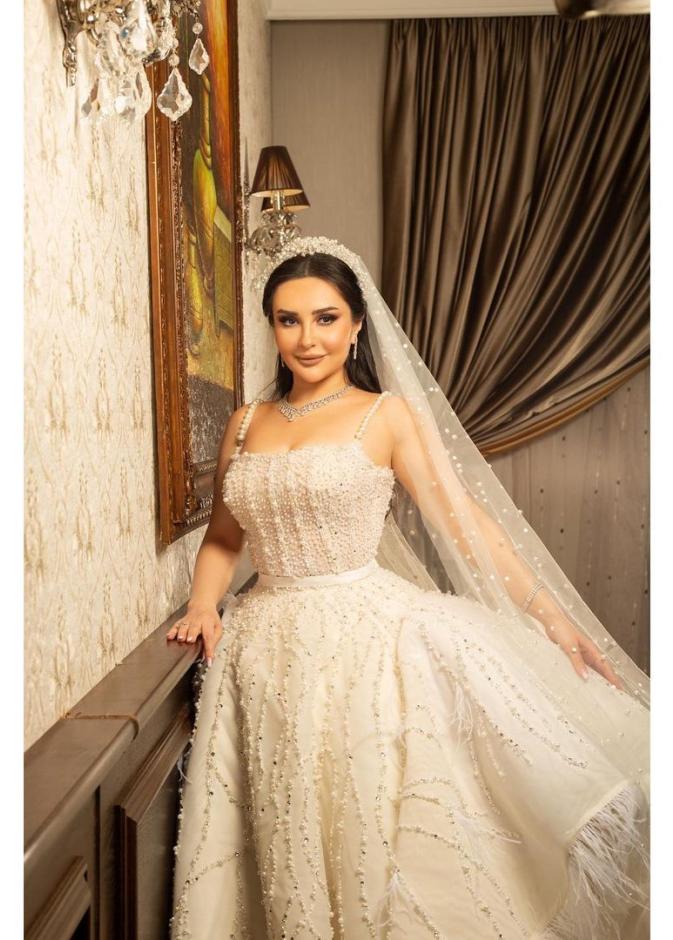 شهد برمدا في حفل زفافها