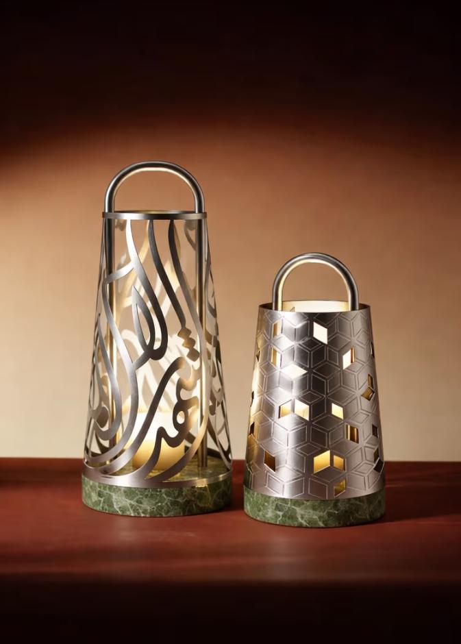 فانوس معدني من درب بالتعاون مع شركة الحرف السعودية