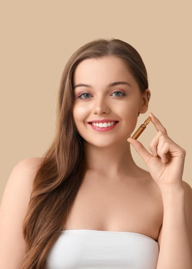 بعد الترطيب تأتي مرحلة المعالجة المستهدفة عبر السيرومات أو الأمبولات