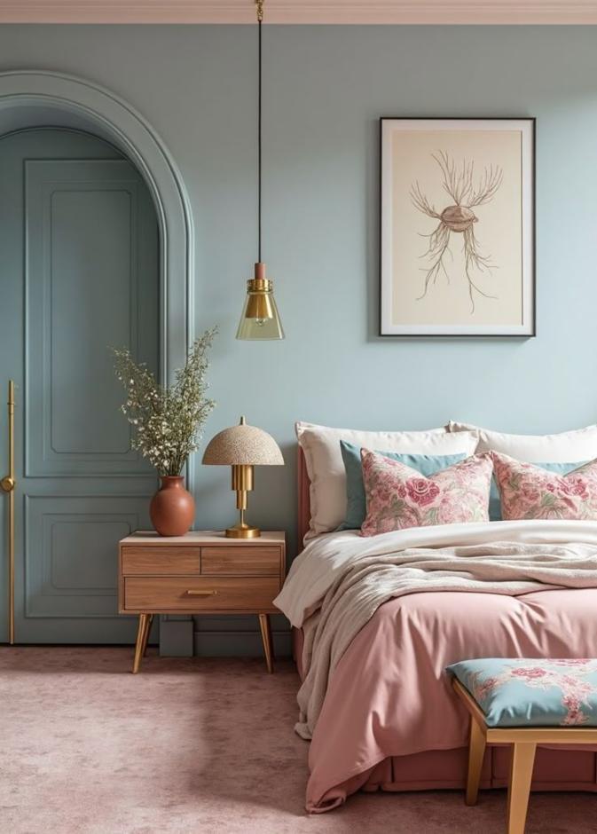 تبتعد لوحة ألوان غرف النوم في 2026 عن الدرجات الباردة