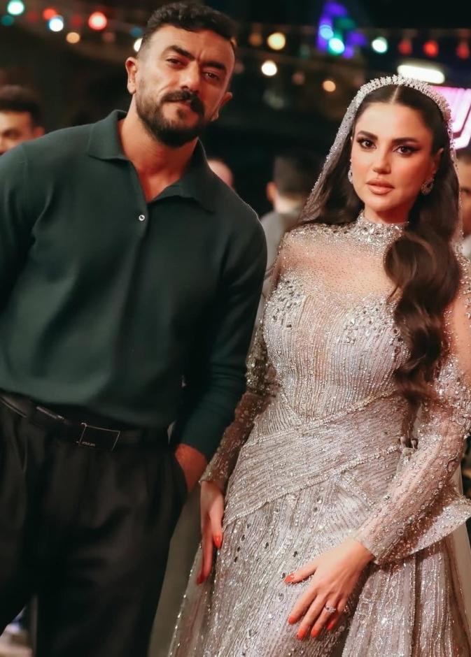 درة وأحمد العوضي في مسلسل علي كلاي