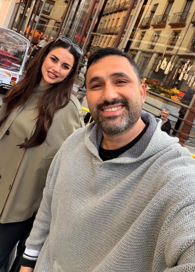 درة وهاني سعد في مدريد