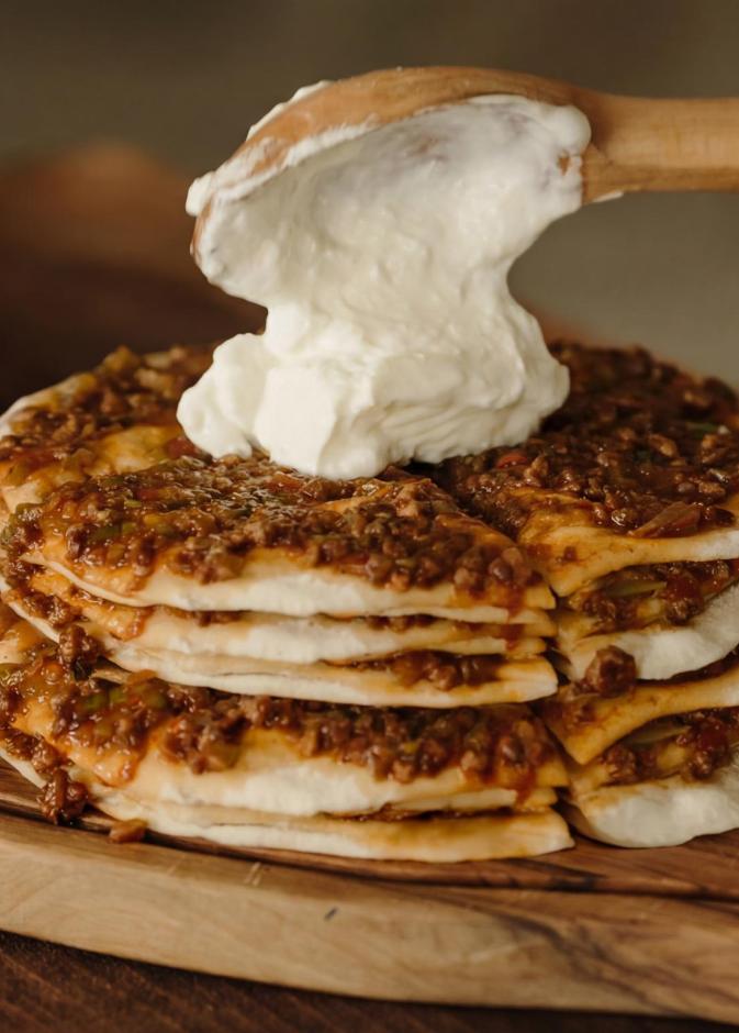 وصفة فطيرة اللحم التركية قيصري ياجلاماسي