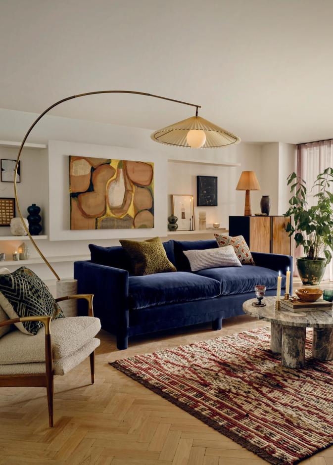 يفضل التصميم الحديث المزج بين الأثاث والمواد