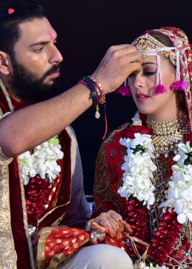 يوفراج سينغ Yuvraj Singh وهازل كيتش Hazel Keech، غوا