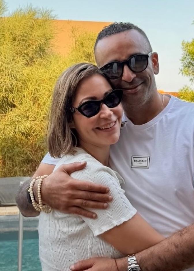 منة شلبي وزوجها