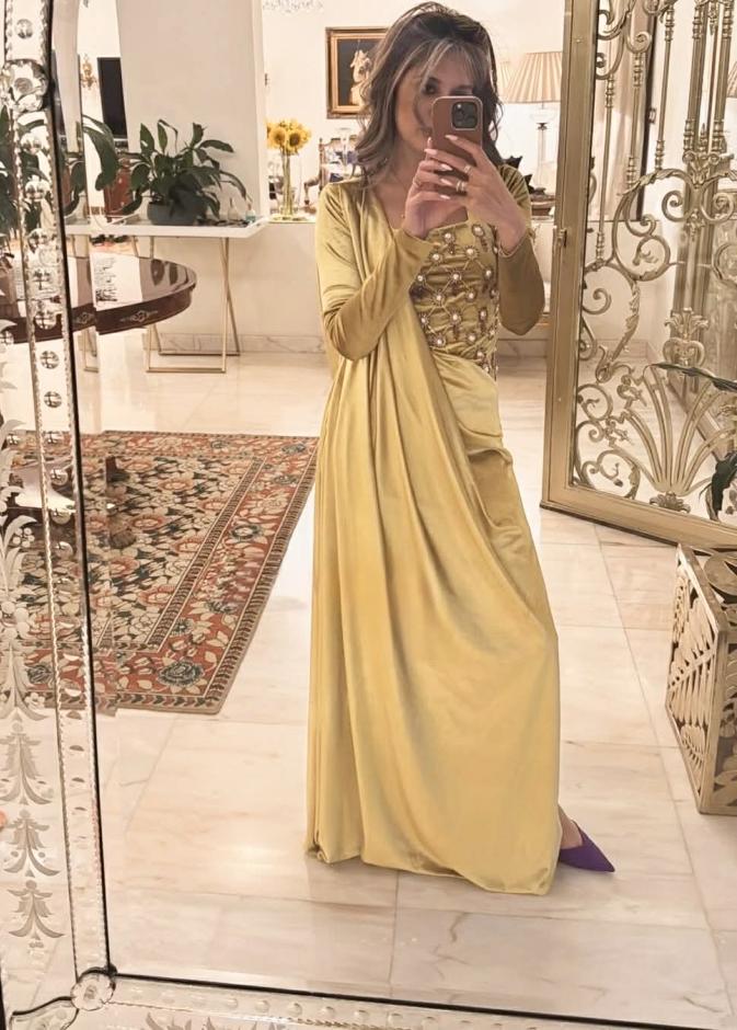 اسيل الرويشد خلال حفل الخطوبة