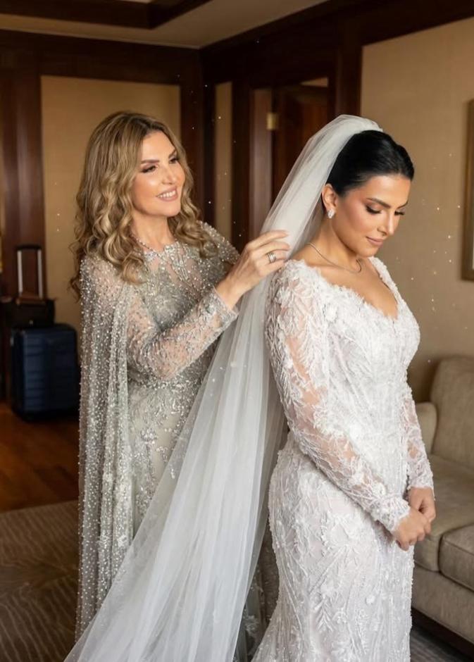 من زفاف همسة ابنة نادية مصطفى