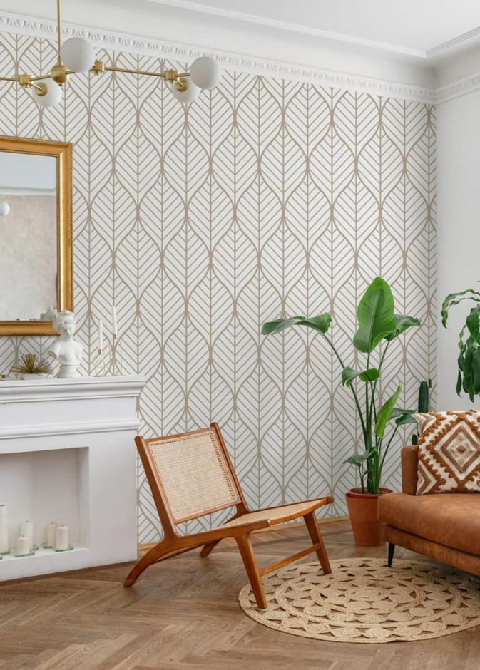 الاختيار ما بين ورق الجدران والطلاء يعتمد على طبيعة المساحة والنتيجة الجمالية المطلوبة