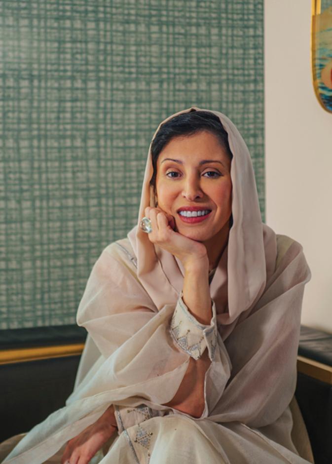 الأميرة نورة الفيصل الصورة خاصة بمجلة هي من تصوير NORA AL AMRI