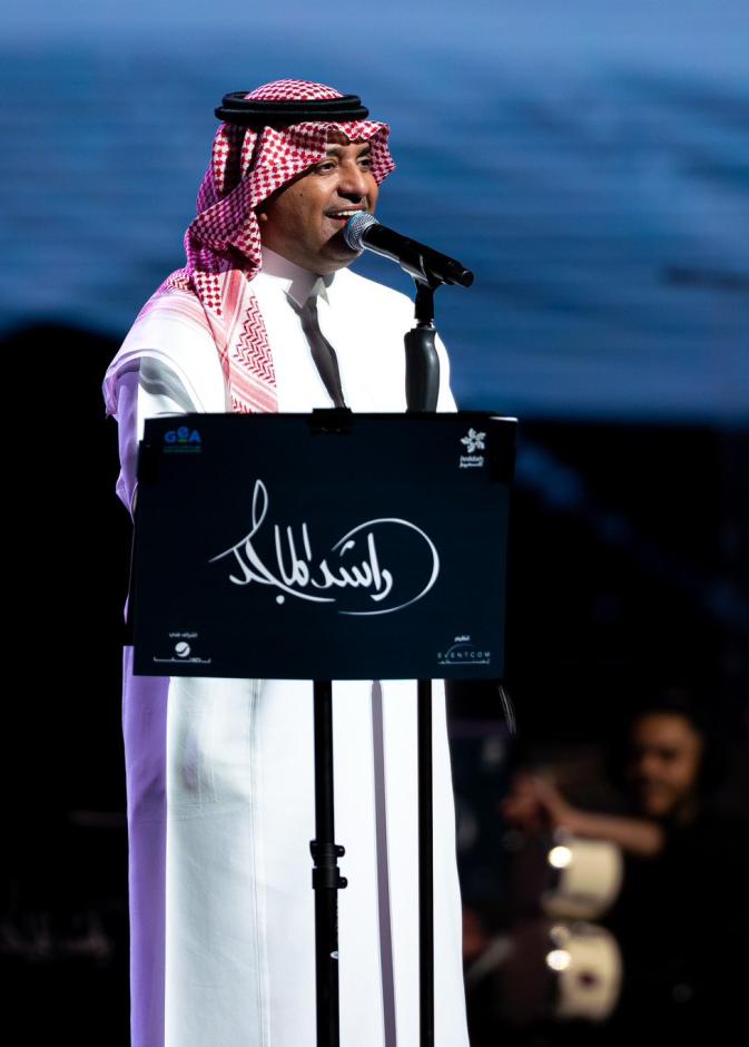 راشد الماجد في حفل جدة