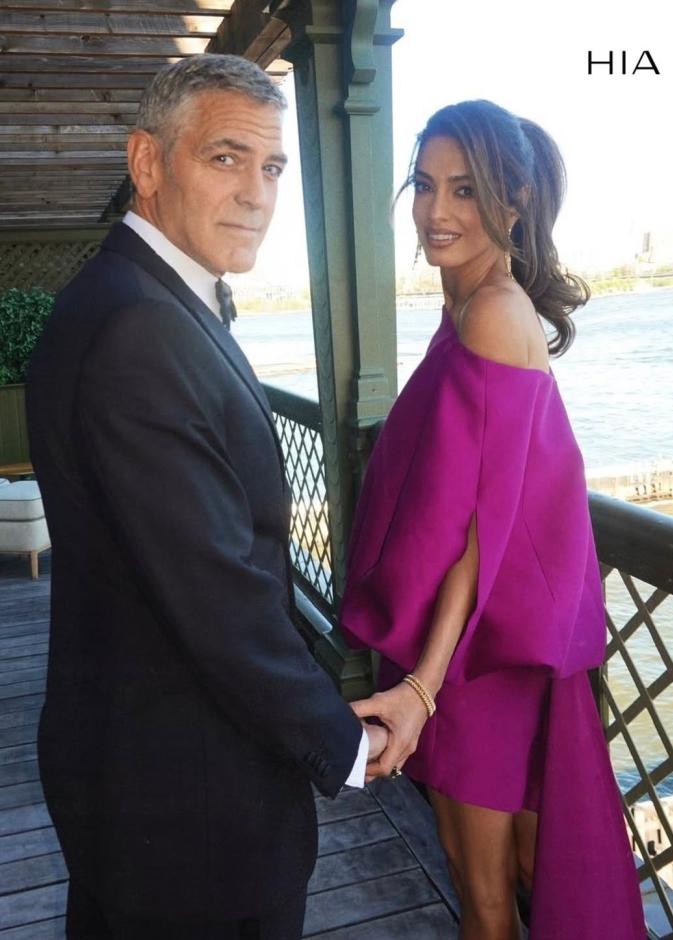 جورج كلوني وزوجته أمل