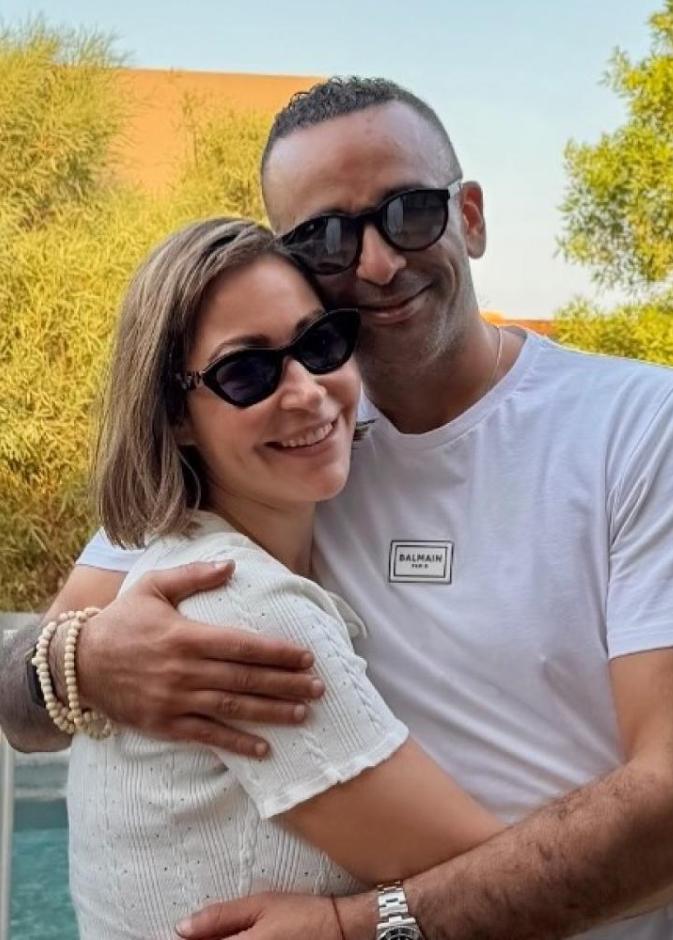 منة شلبي وزوجها