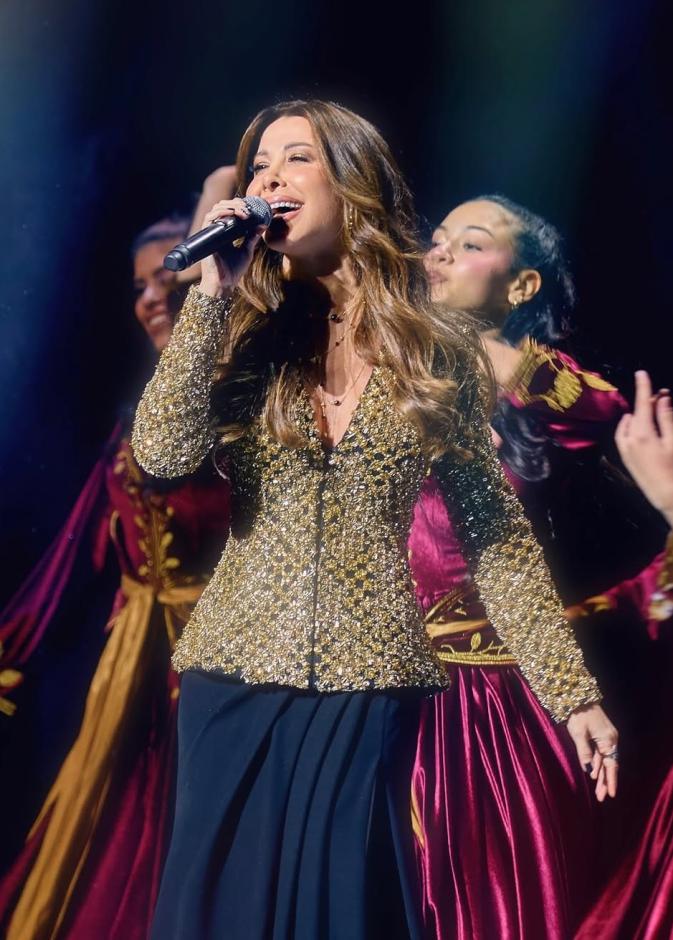 نانسي عجرم تحيي حفل بدر محمد عبده