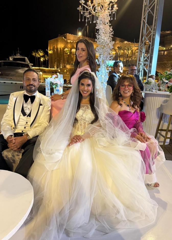 ياسمين صبري بفستان الزفاف في فيلم نصيب