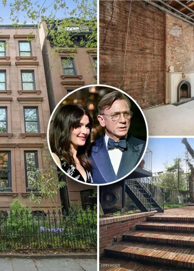 Daniel Craig and Rachel Weisz are selling their Cobble Hill mansion.