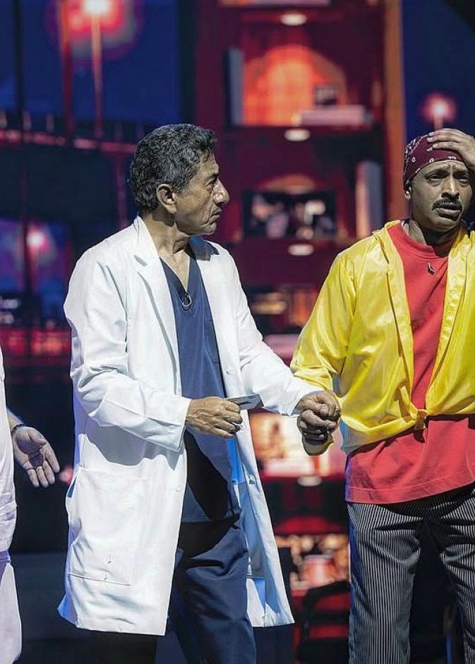 ناصر القصبي في مسرحية الشنطة