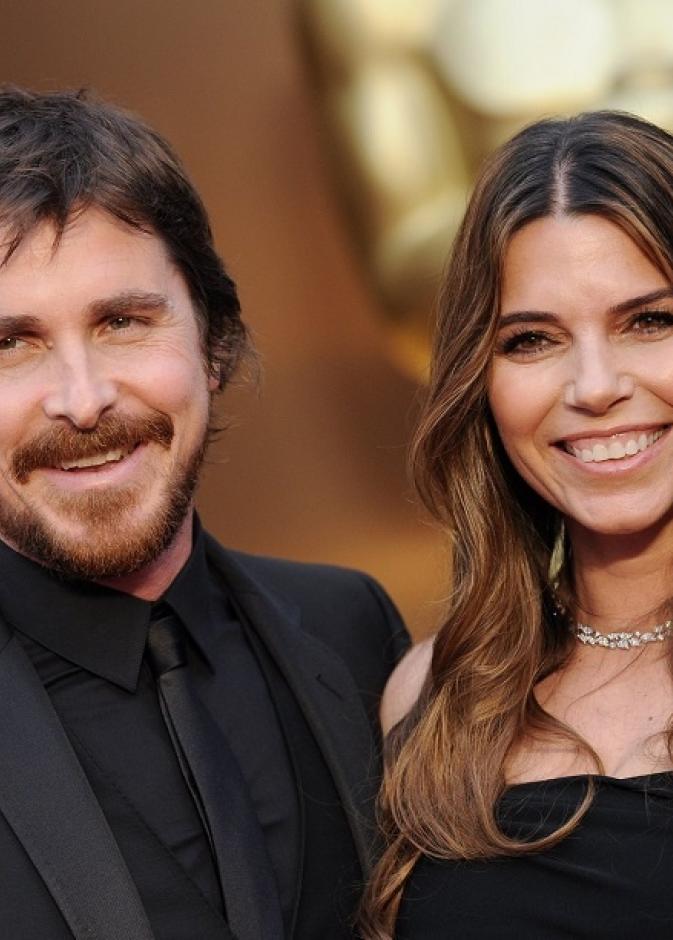 كريستيان بيل وزوجته