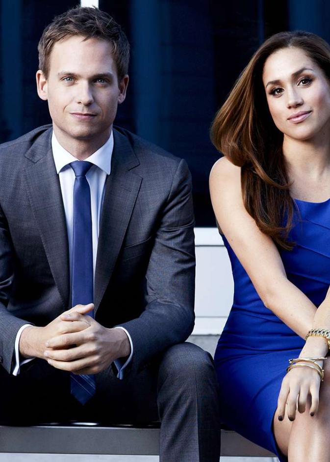 Meghan Markle and Patrick J. Adams