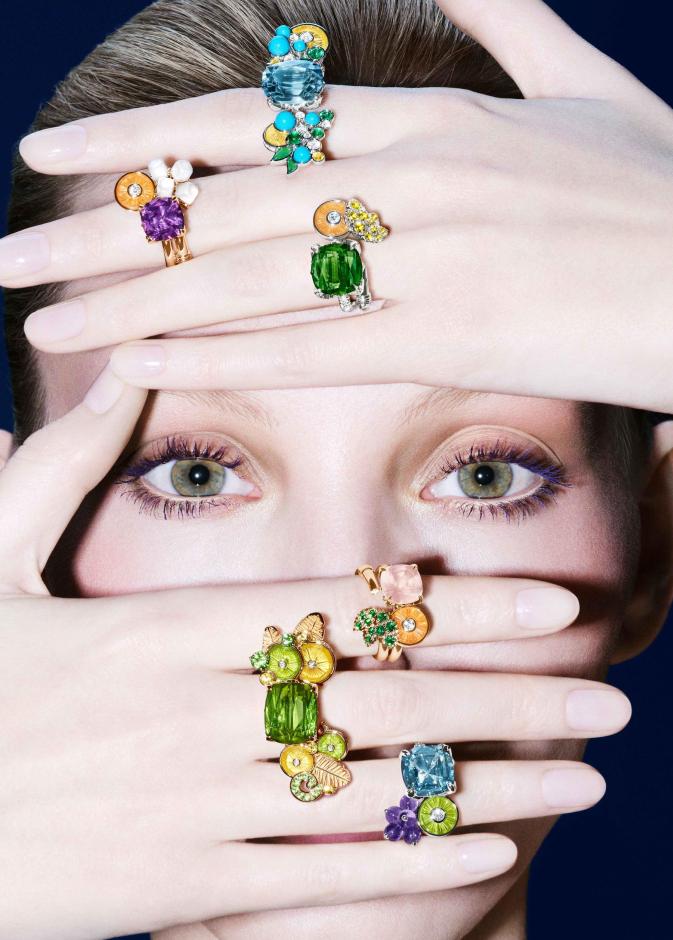 براعة دار  Piaget  في نحت الأحجار وتنسيقها داخل التصاميم