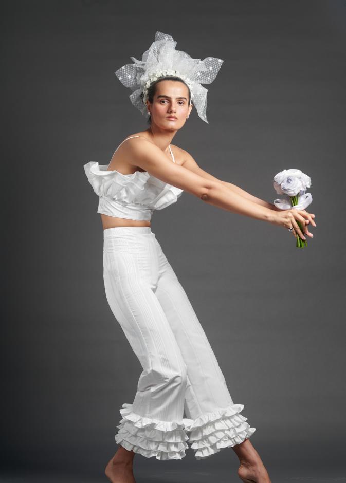 فستان زفاف لربيع 2027 من دار Batsheva