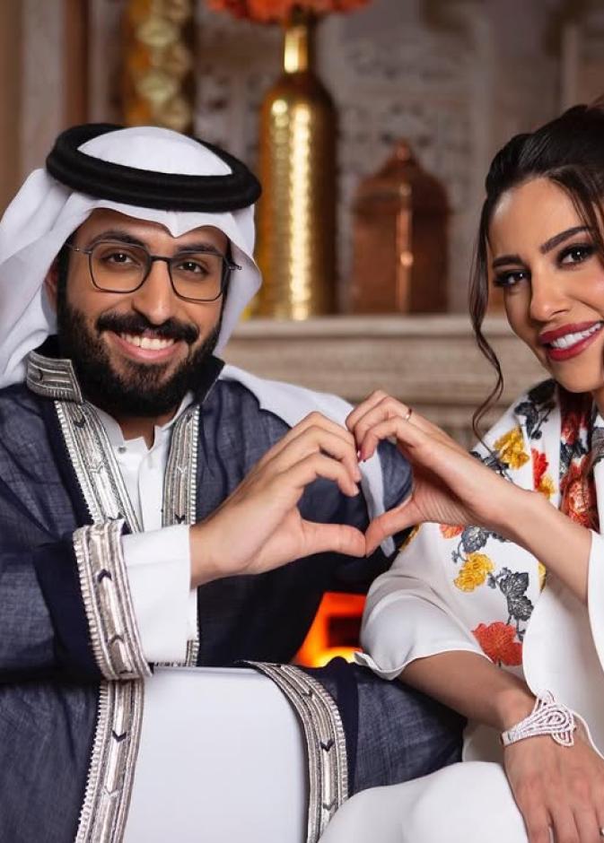 خالد صقر وإلهام علي