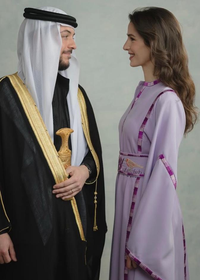 أجمل مجوهرات الأميرة رجوة في عيد ميلاد الأمير الحسين 