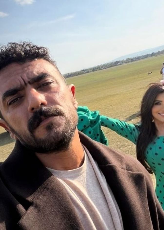 مي عمر وأحمد العوضي