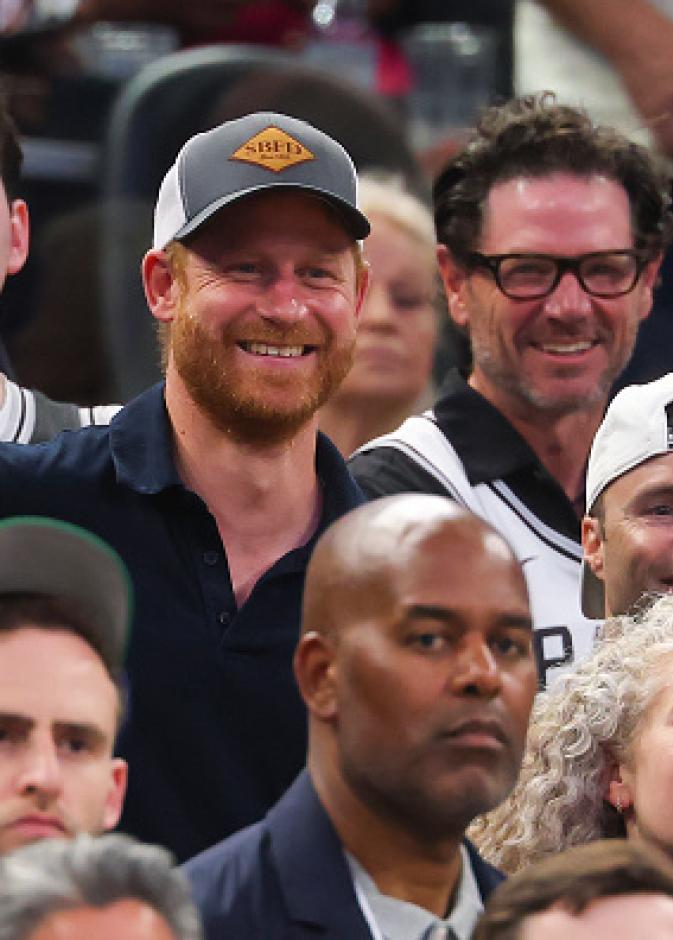 ظهور مفاجئ للأمير هاري في نهائي NBA من gettyimages