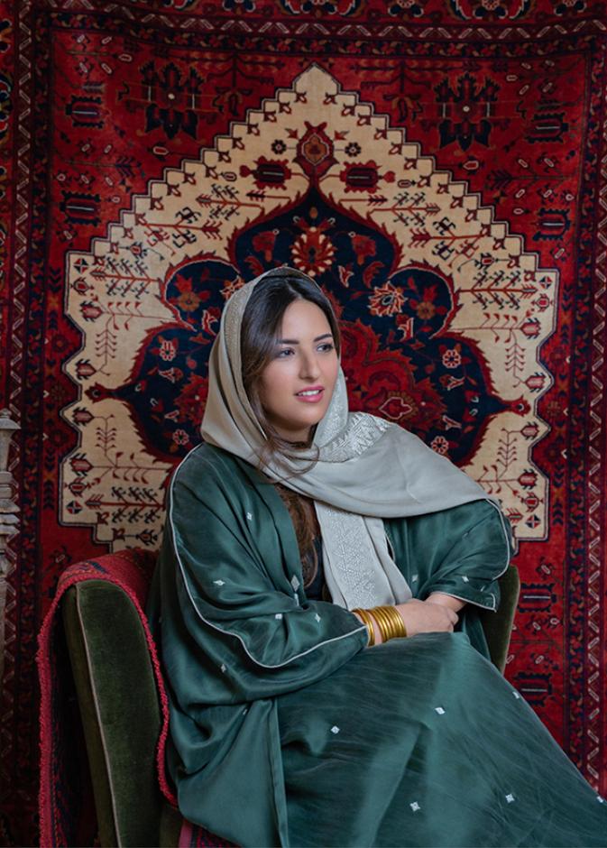 سارة الراشد مؤسسة والرئيس التنفيذي لمشروع Sadu Escape