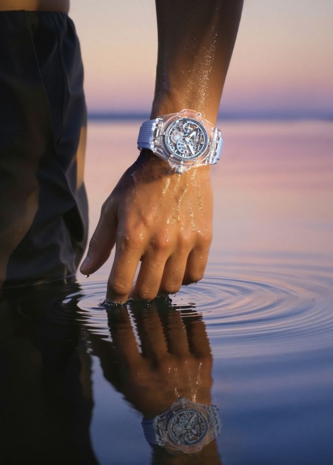 Hublot Big Bang Sapphire Sky Blue... عندما يلتقي الصفير بالابتكار