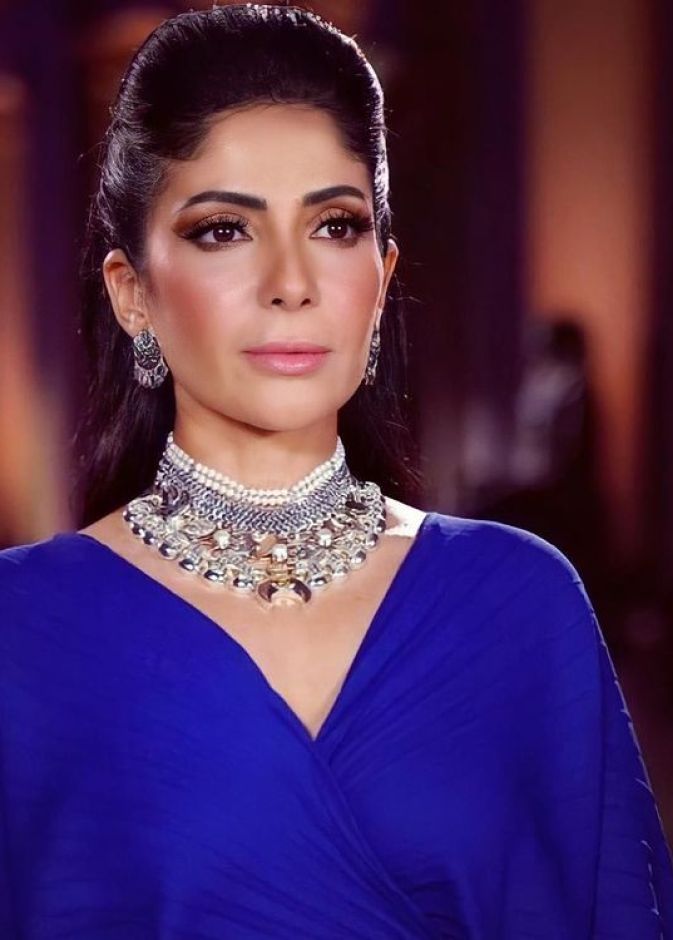 النجمة المصرية منى زكي صورة من انستغرامها