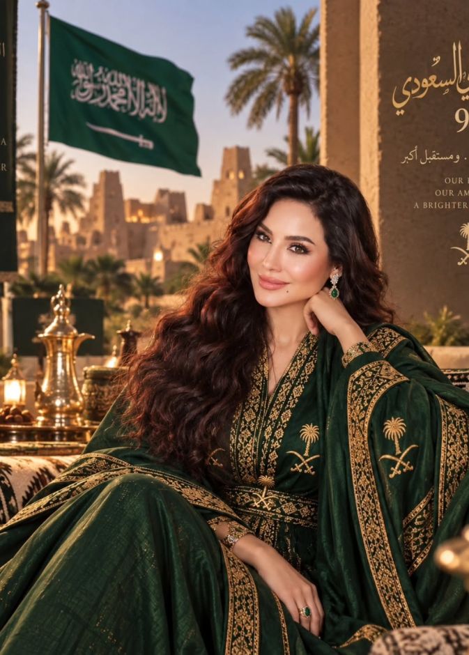 طرق تنسيق المجوهرات في العيد الوطني على طريقة النجمات