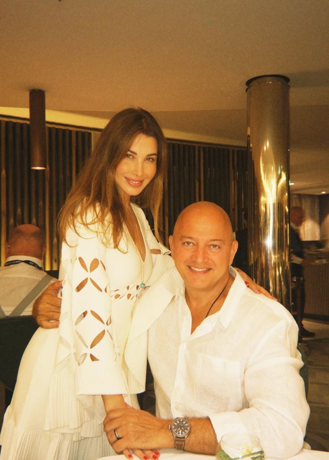 نانسي عجرم وزوجها