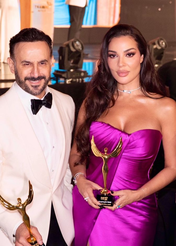 نادين نجيم وقصي خولي
