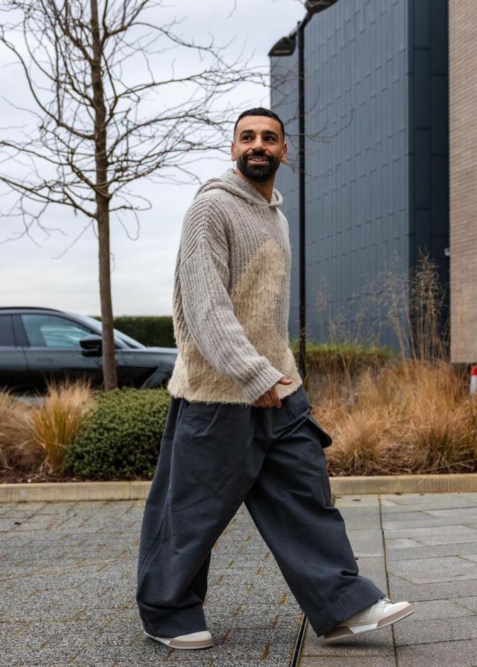 اول ظهور لمحمد صلاح مع ابنه ليل