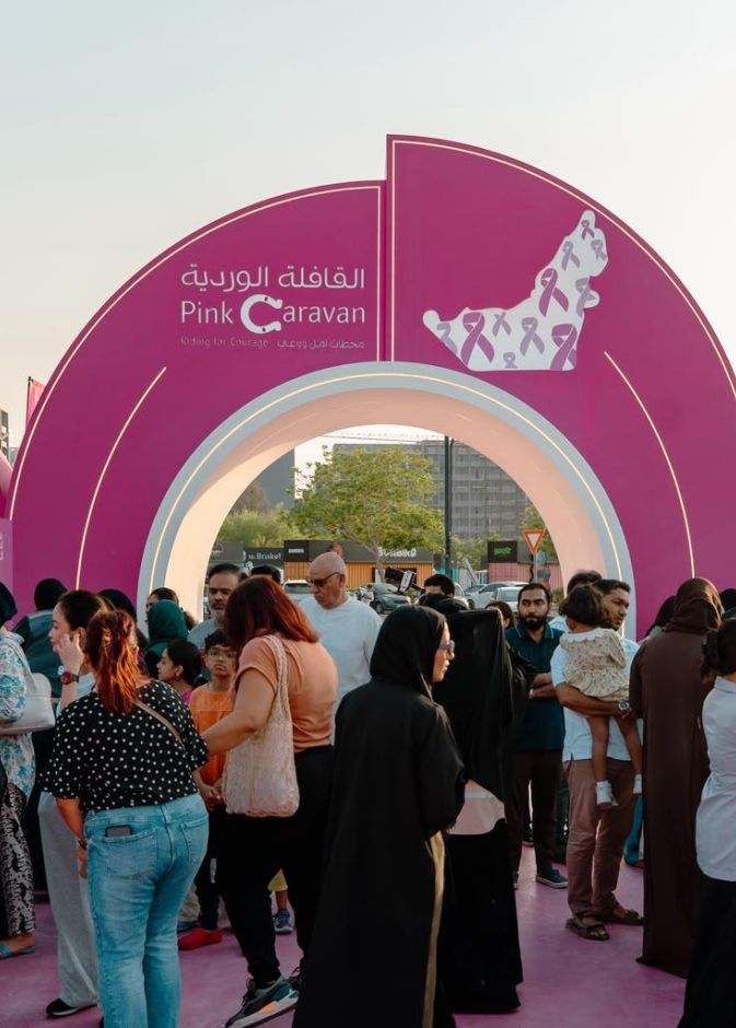 "القافلة الوردية" تختتم أنجح نسخ فعاليتها في الجادة
