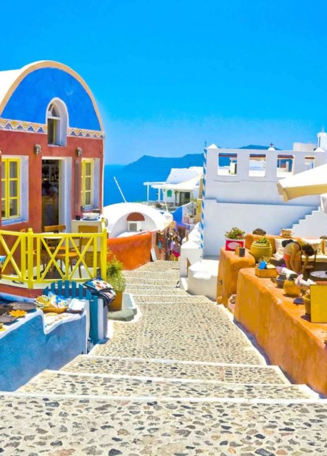 سانتوريني... قطعة من الجنة على الأرض