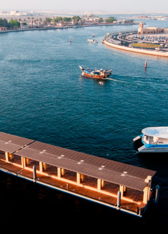 12 محطة نقل بحري في الخليج التجاري وقناة دبي المائية