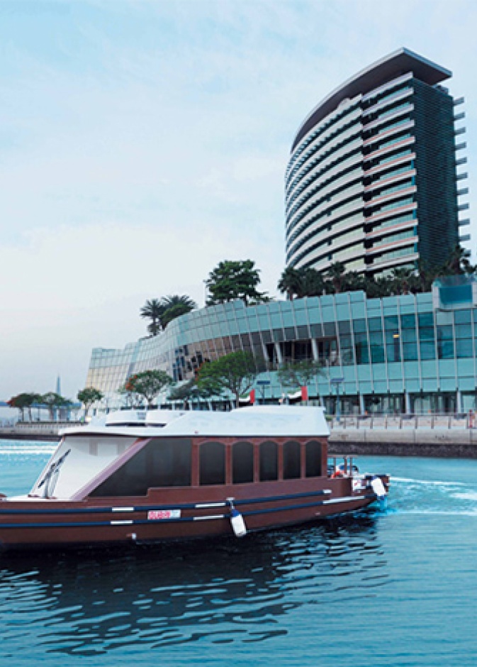 عبرة دبي التراثية المكيفة والصديقة للبيئة