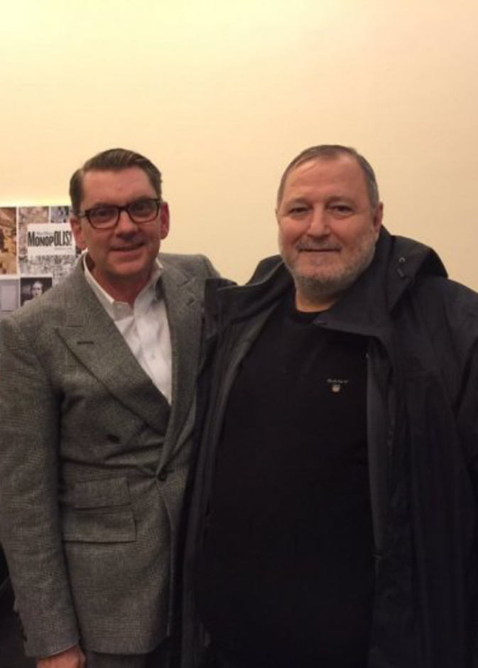 مع الزميل عدنان الكاتب 