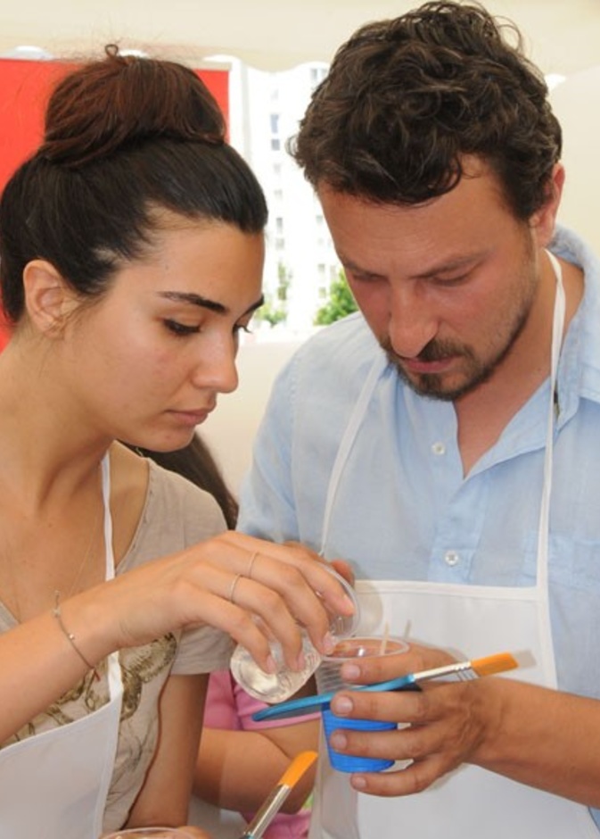 توبا بويوكستون وزوجها