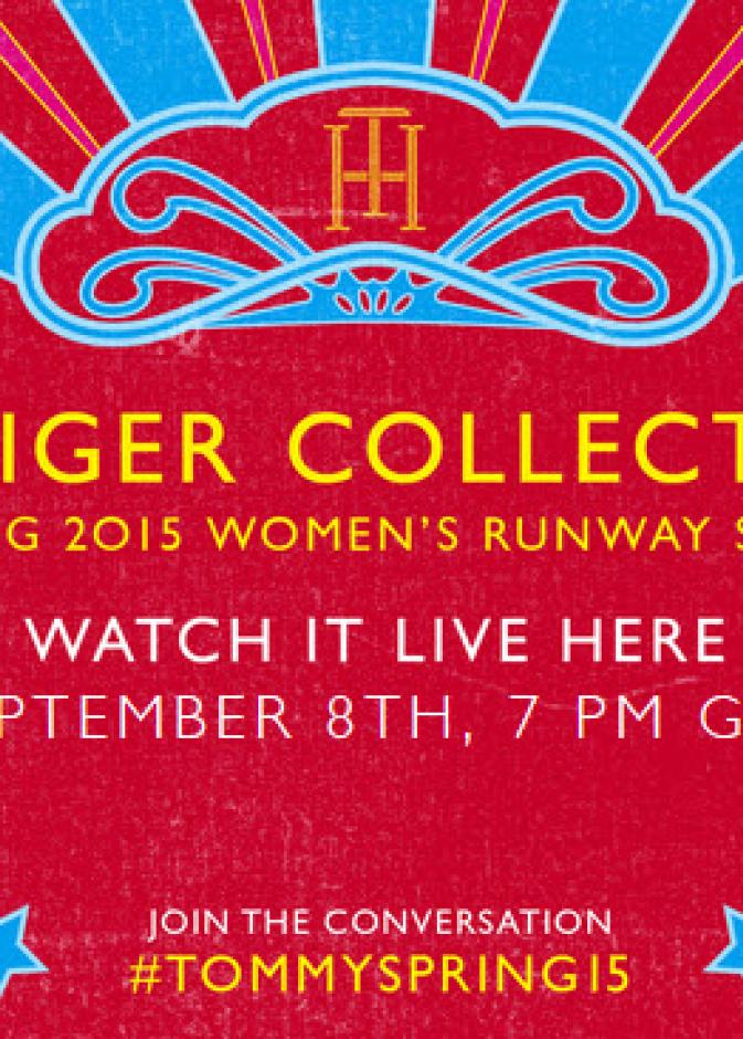 بث مباشر لعرض أزياء تومي هيلفجر Tommy Hilfiger لربيع و صيف 2015