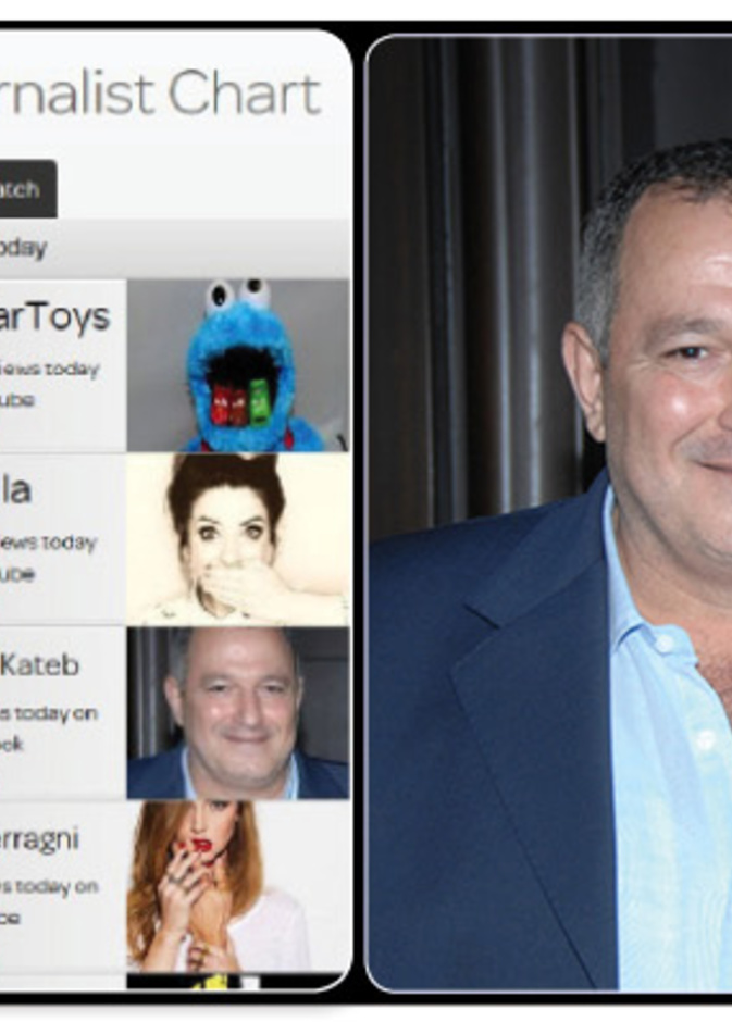 عدنان الكاتب مدير تحرير "هي" ومحاور المشاهير يدخل قائمة أهم الشخصيات العالمية في الإعلام الإلكتروني