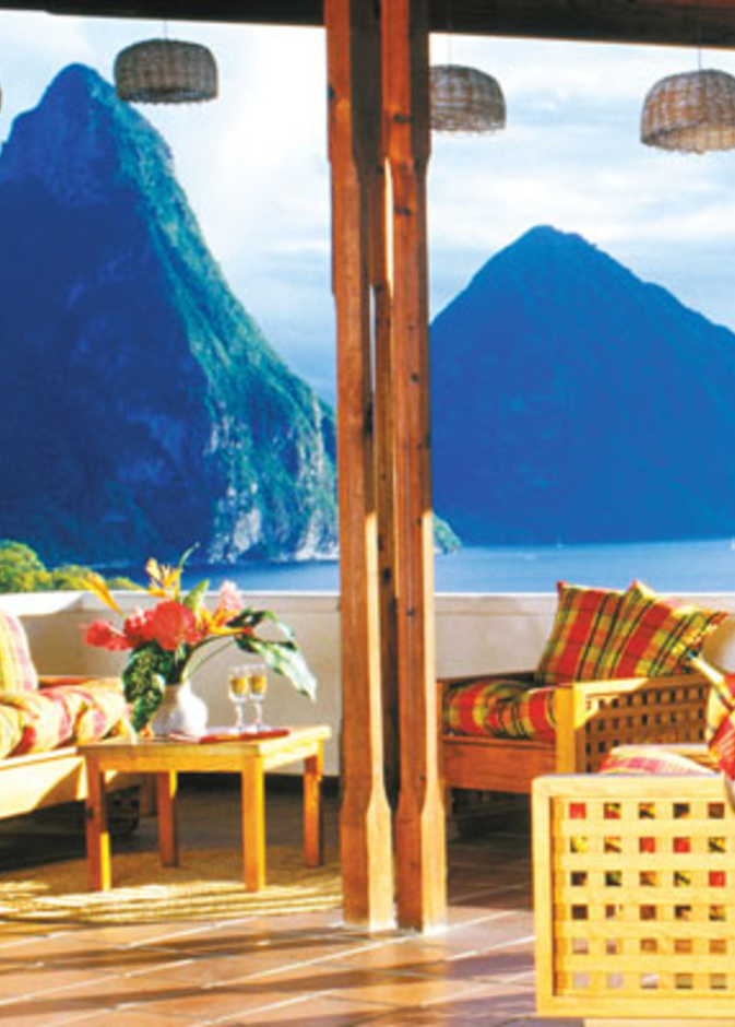 Anse Chastanet - St. Lucia - View.