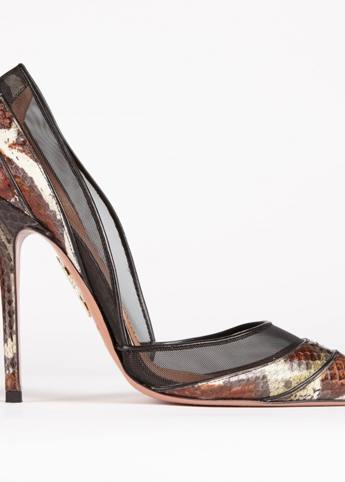 Aquazzura x Olivia Palermo FW14 at Level Shoe District