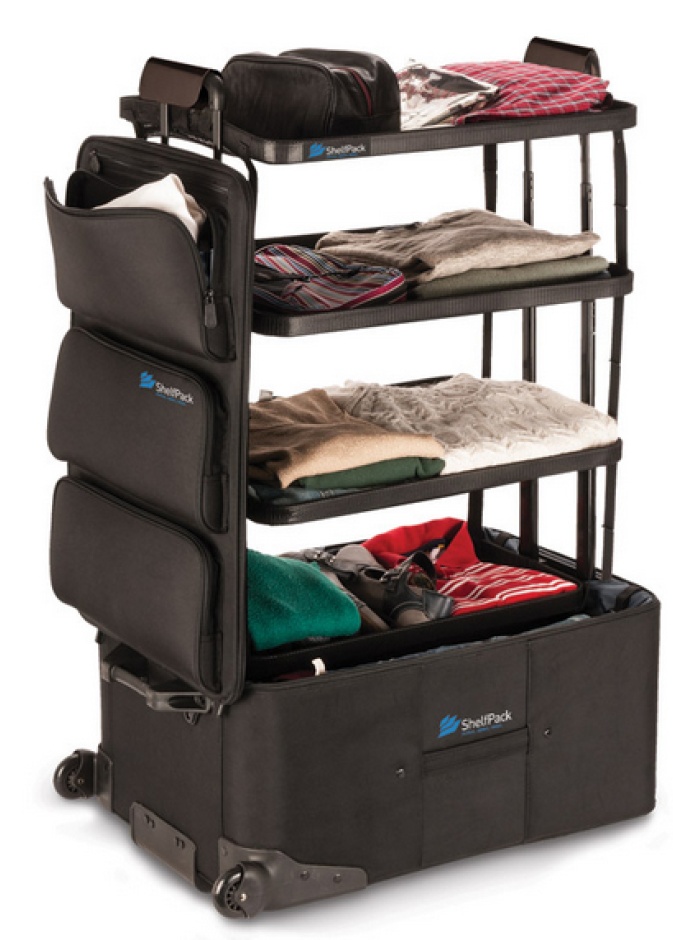 مستقبل الأمتعة مع حقيبة سفر ShelfPack