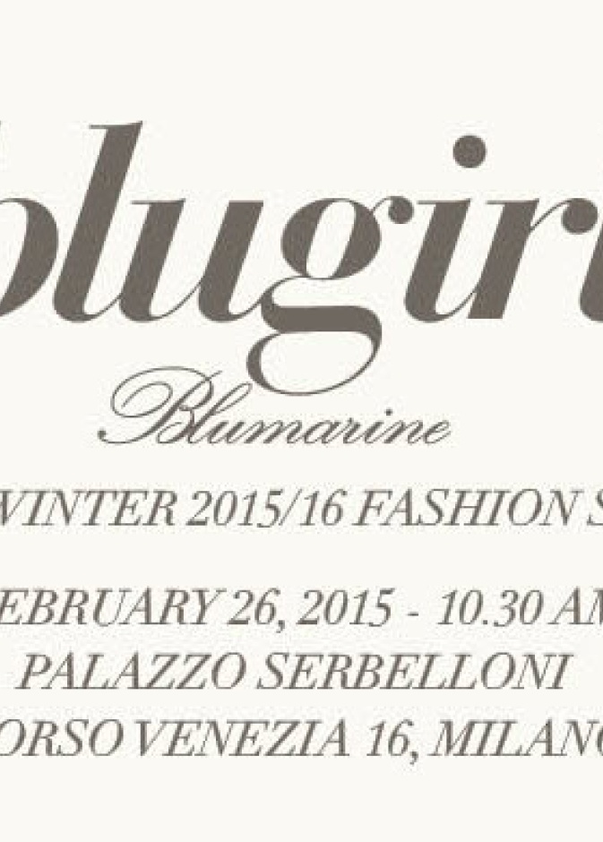 BLUGIRL FW 2015-16 FASHION SHOW 