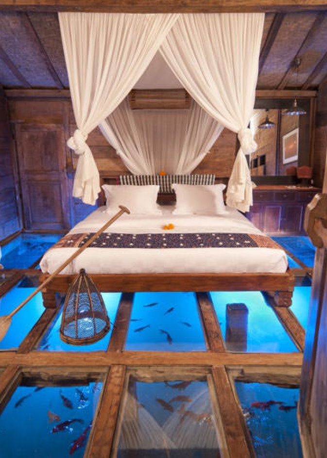 Bambu Indah, Bali, Indonesia -غرفة النوم