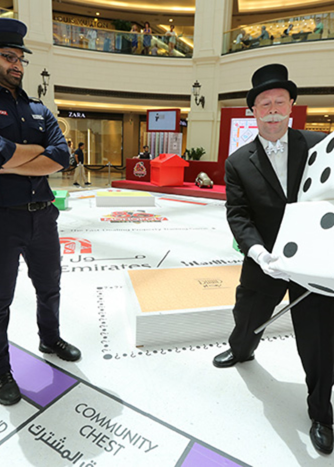 العبوا مع "مونوبولي" العملاقة في أسواق دبي